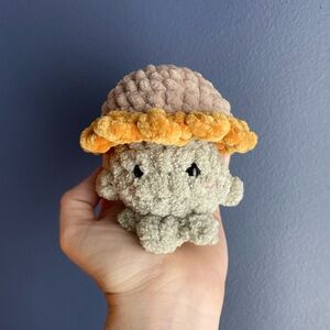 Crochet Flower Pop Fidget Toy